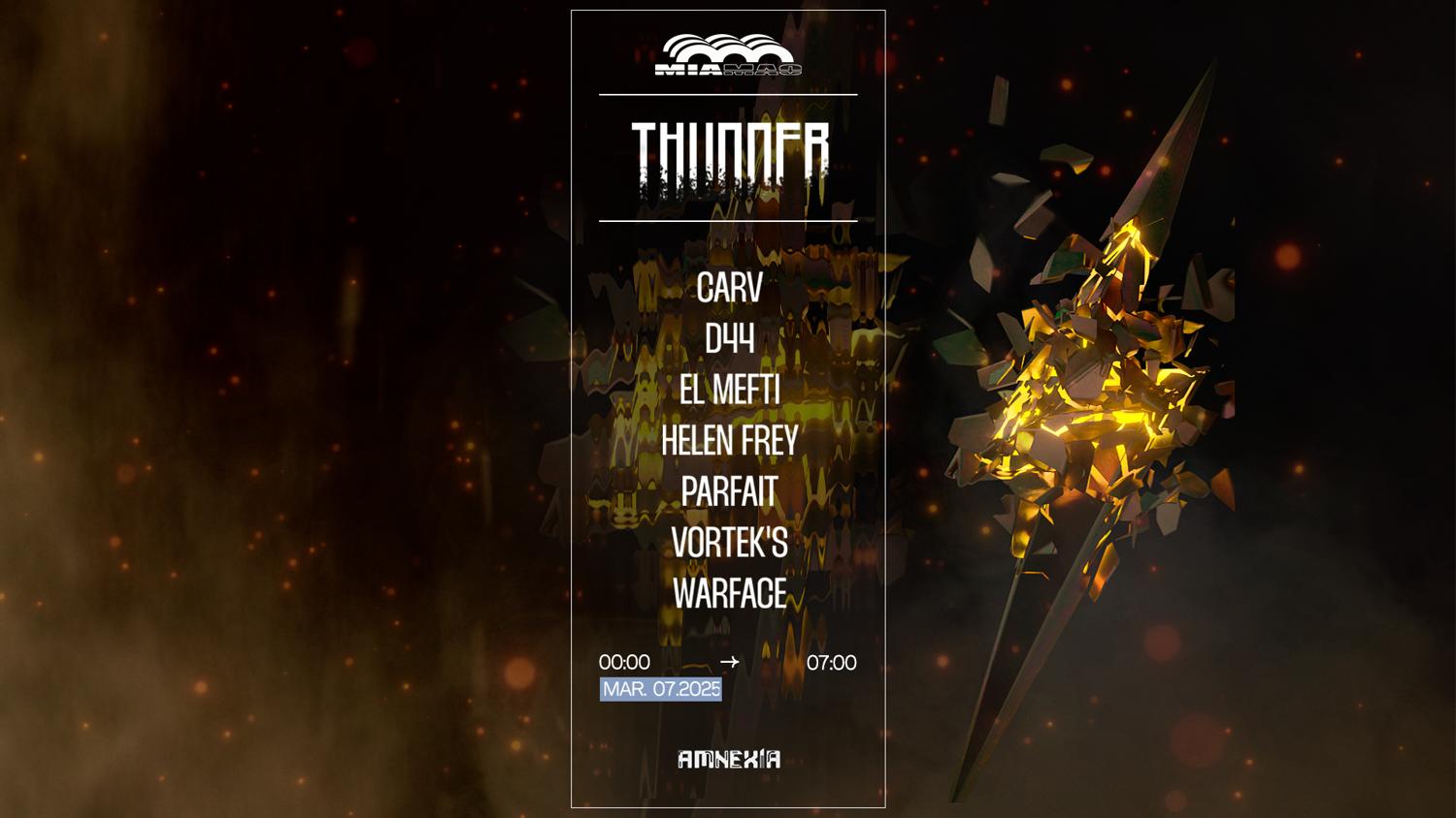 Thunder: Parfait, Warface, Carv, Vortek'S & More