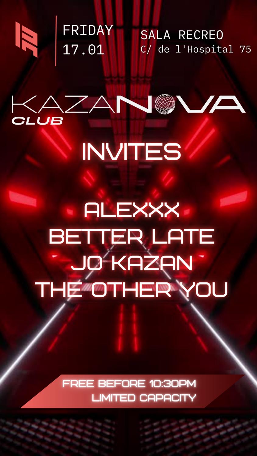 [Free Tickets] Kazanova Club Pres A Retrofuture Story With Jo Kazan, The Other You, Better Late