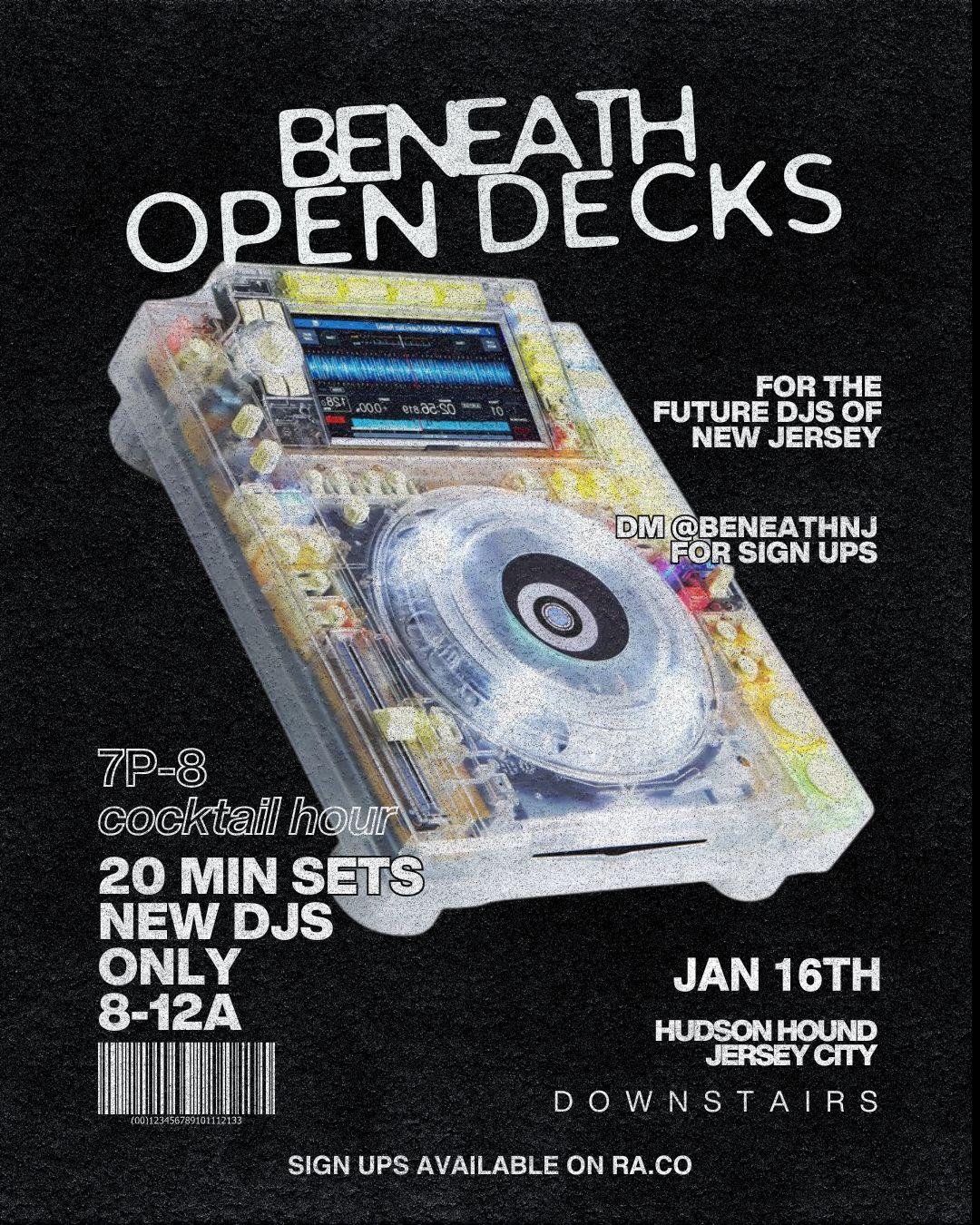 Beneath Open Decks