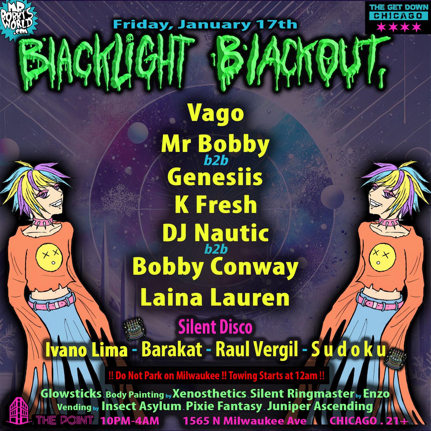 Blacklight Blackout Ft/Vago, Mrbobby, K-Fresh, Nautic, Bobbyconway, Ivano Lima,