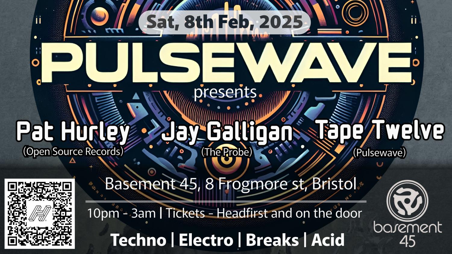 Pulsewave W/Pat Hurley, Jay Galligan & Tape Twelve