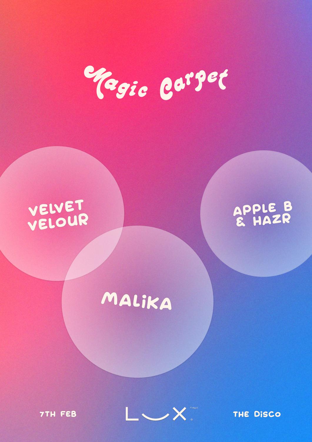 Magic Carpet With Malika And Velvet Velour