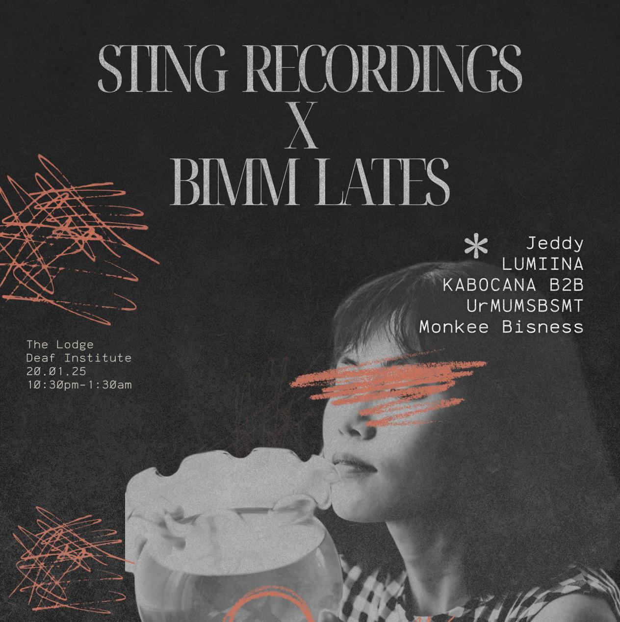 Sting Recordings Host: Bimm Live Lates