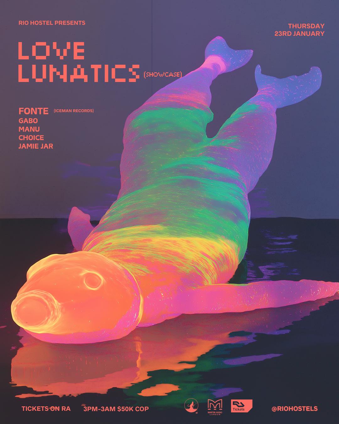 Rio Hostel Presents: A Love Lunatics Showcase