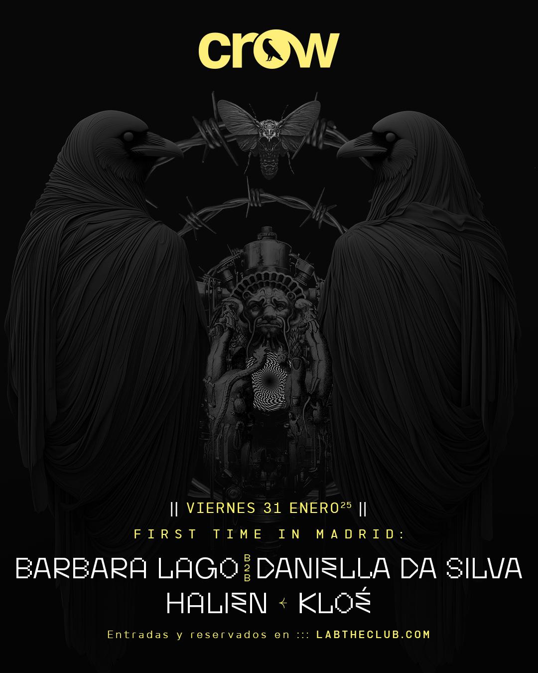 Crow Techno Club With Barbara Lago B2B Daniella Da Silva