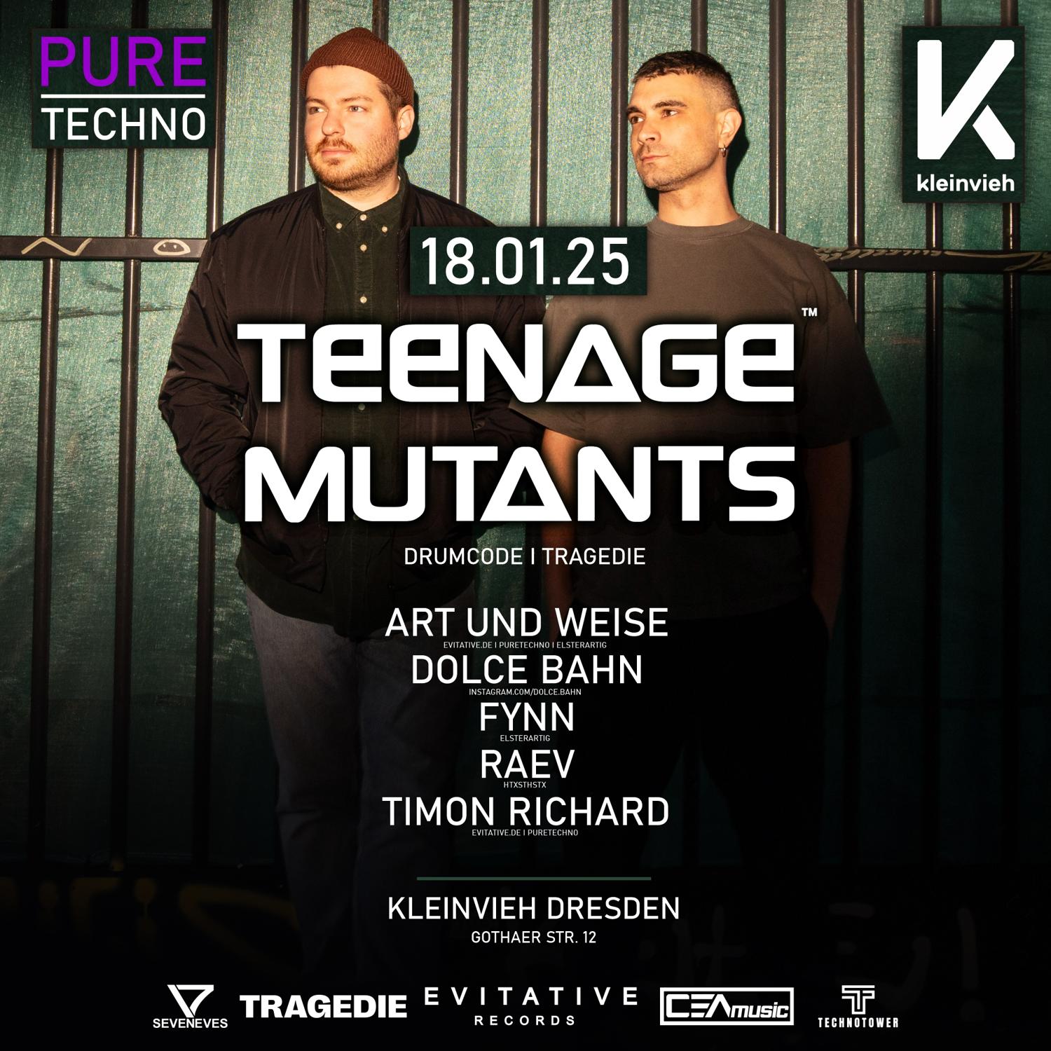 Pure Techno With Teenage Mutants