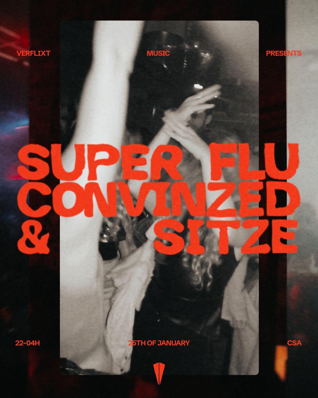 Verflixt Music Pres. Super Flu, Convinzed & Sitze (B2B2B) @Cafe Schöne Aussichten