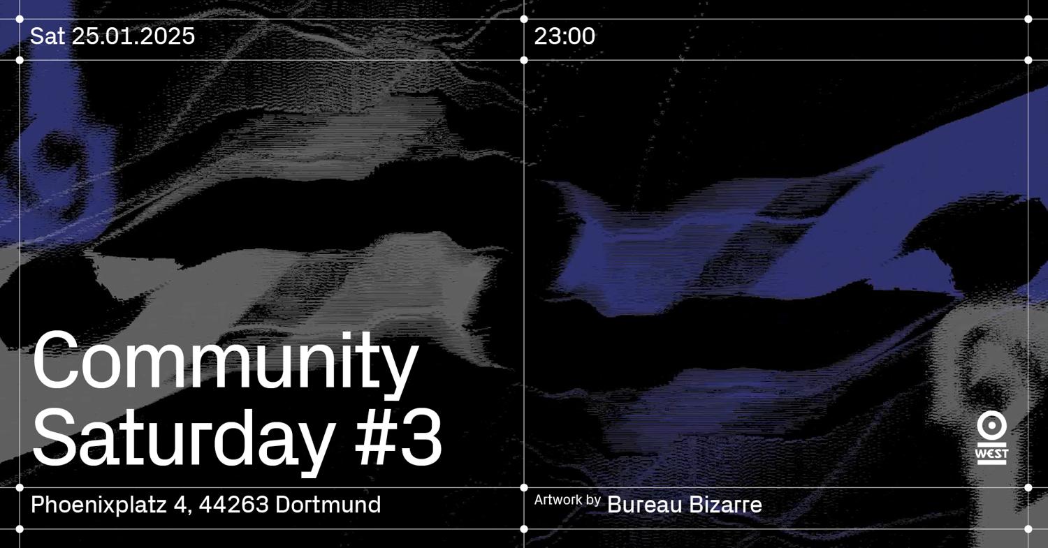 Community Saturday #3 – Free Entry