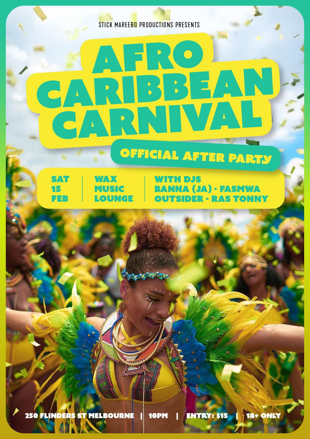 Afro-Caribbean Carnival • Official After Party 