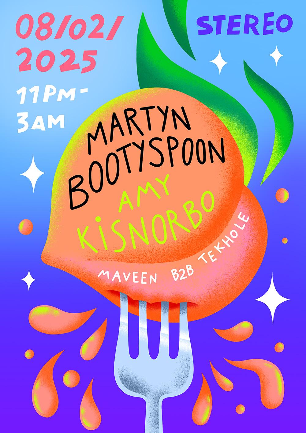 Stereo: Martyn Bootyspoon & Amy Kisnorbo