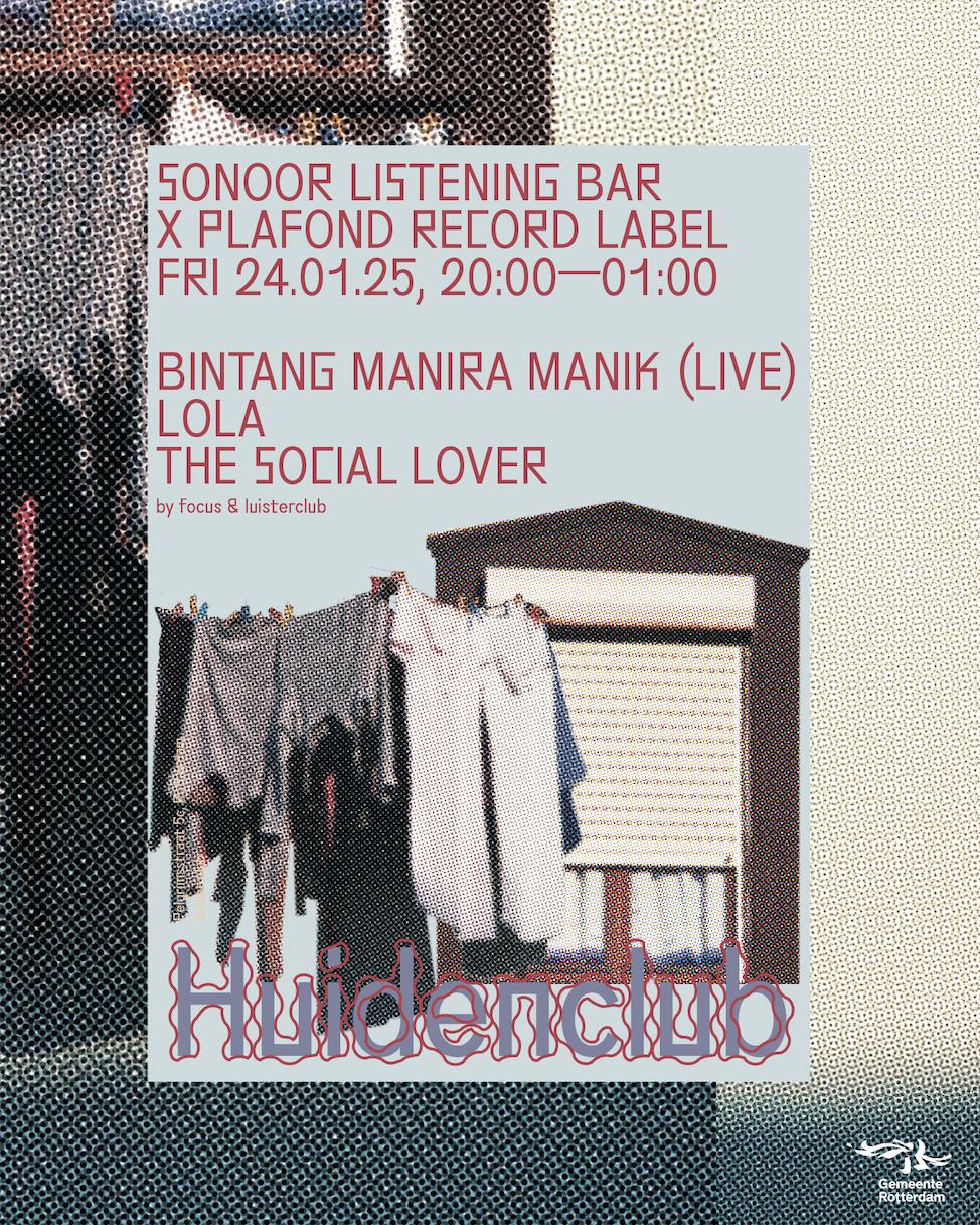 Sonoor Listening Bar X Plafond Record Label