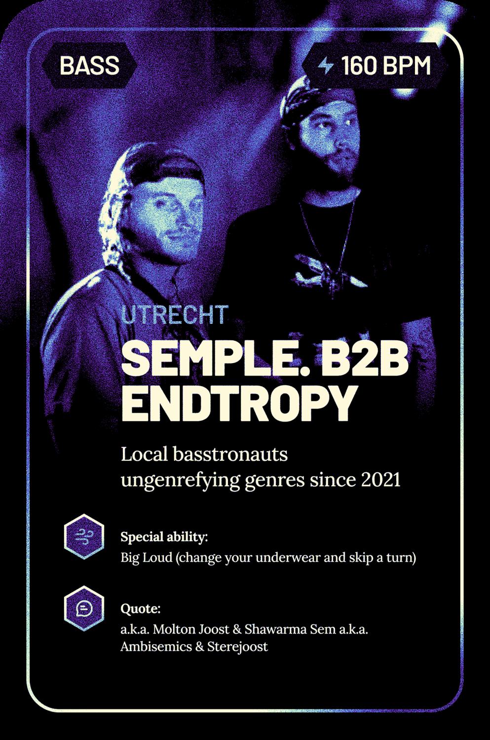 1 Hour Rave: Semple. B2B Endtropy