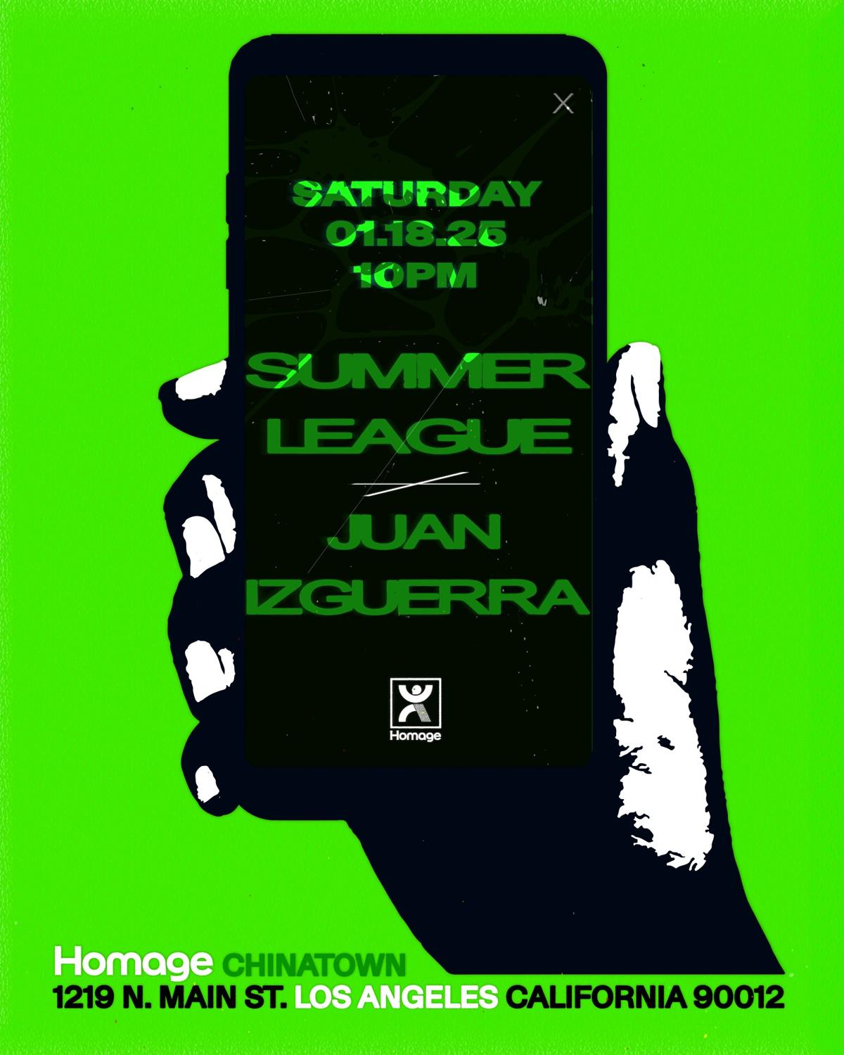 Juan Izguerra & Summer League All Night Long