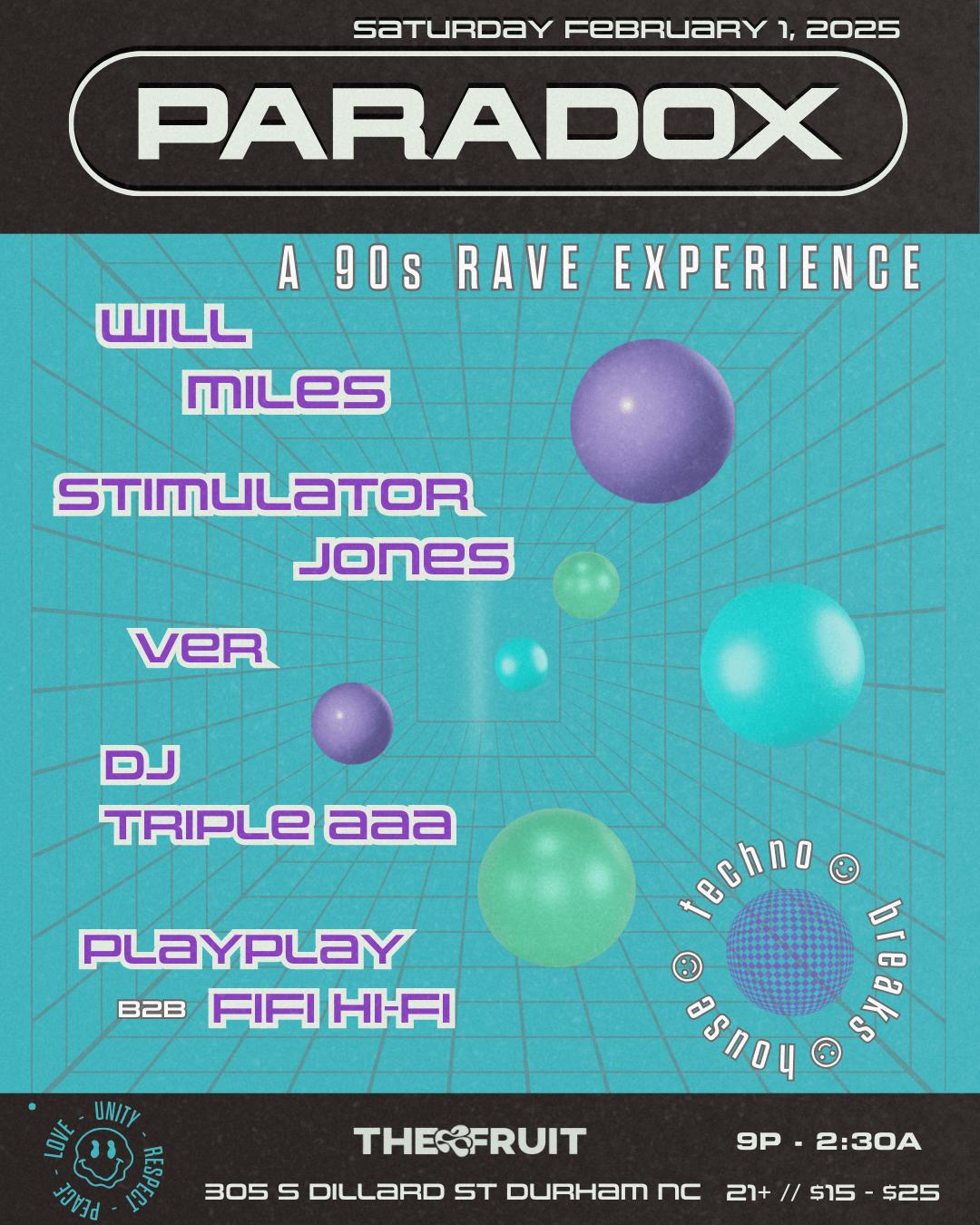 Paradox: A 90S Rave Experience