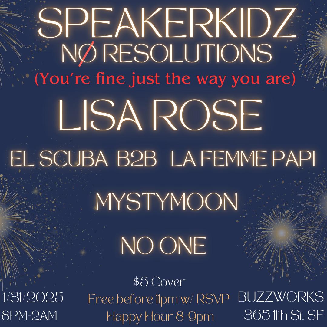 Speakerkidz Presents: No Resolutions