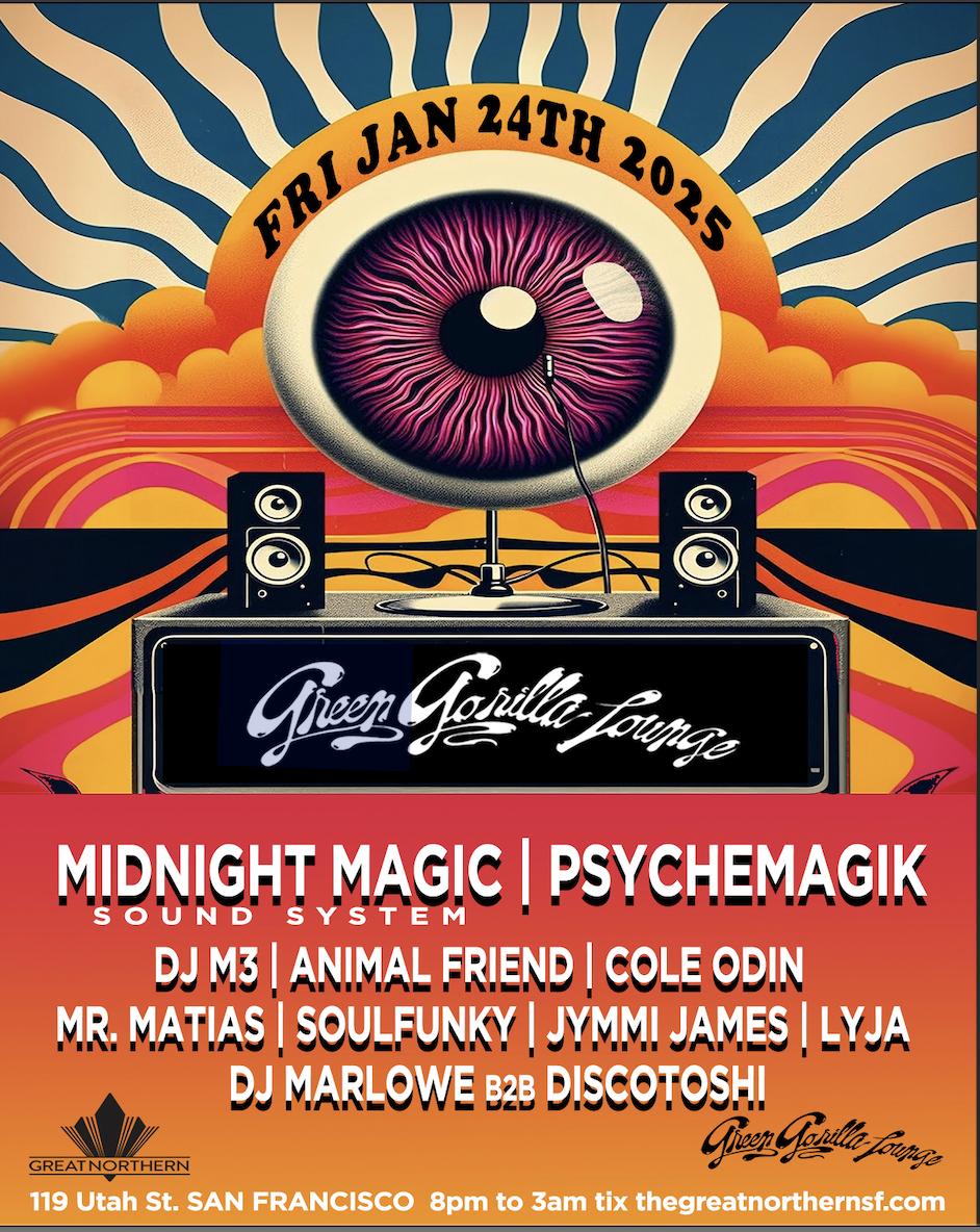 Midnight Magic - Psychemagik - Dj M3 - Animal Friend - Cole - Soulfunky 