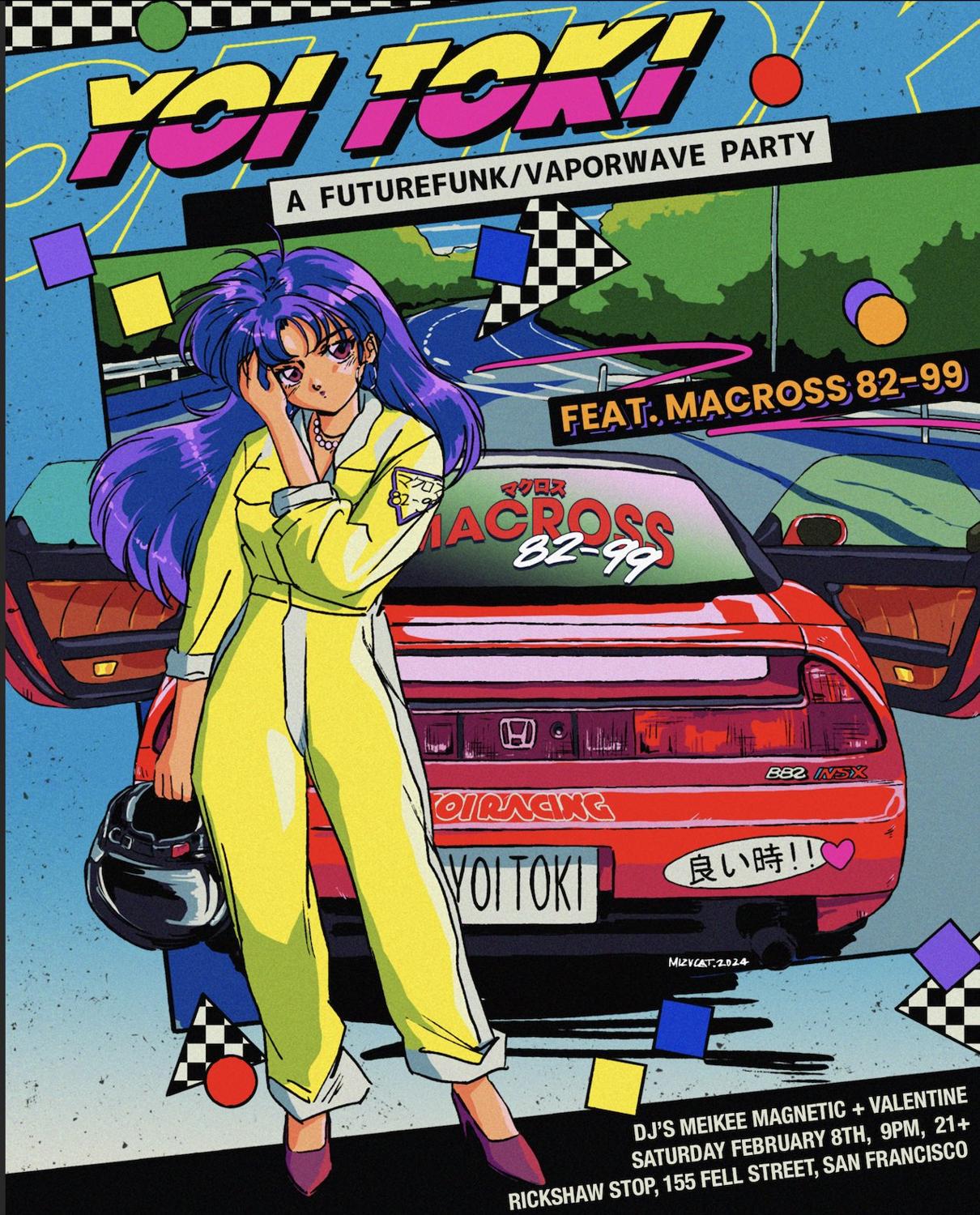 Yoi Toki A Future Funk/Vaporwave Party Feat. Macross 82-99