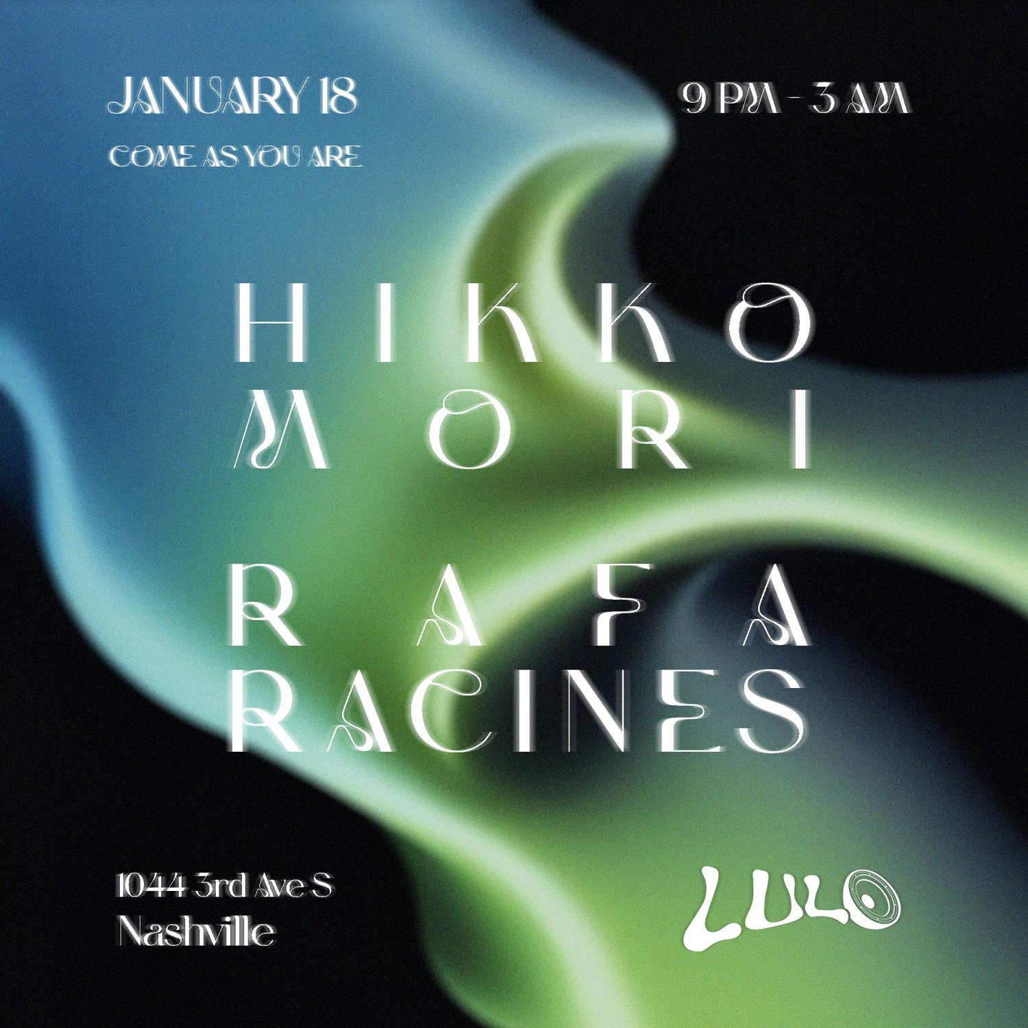 Come As You Are: Hikko Mori & Rafa Racines