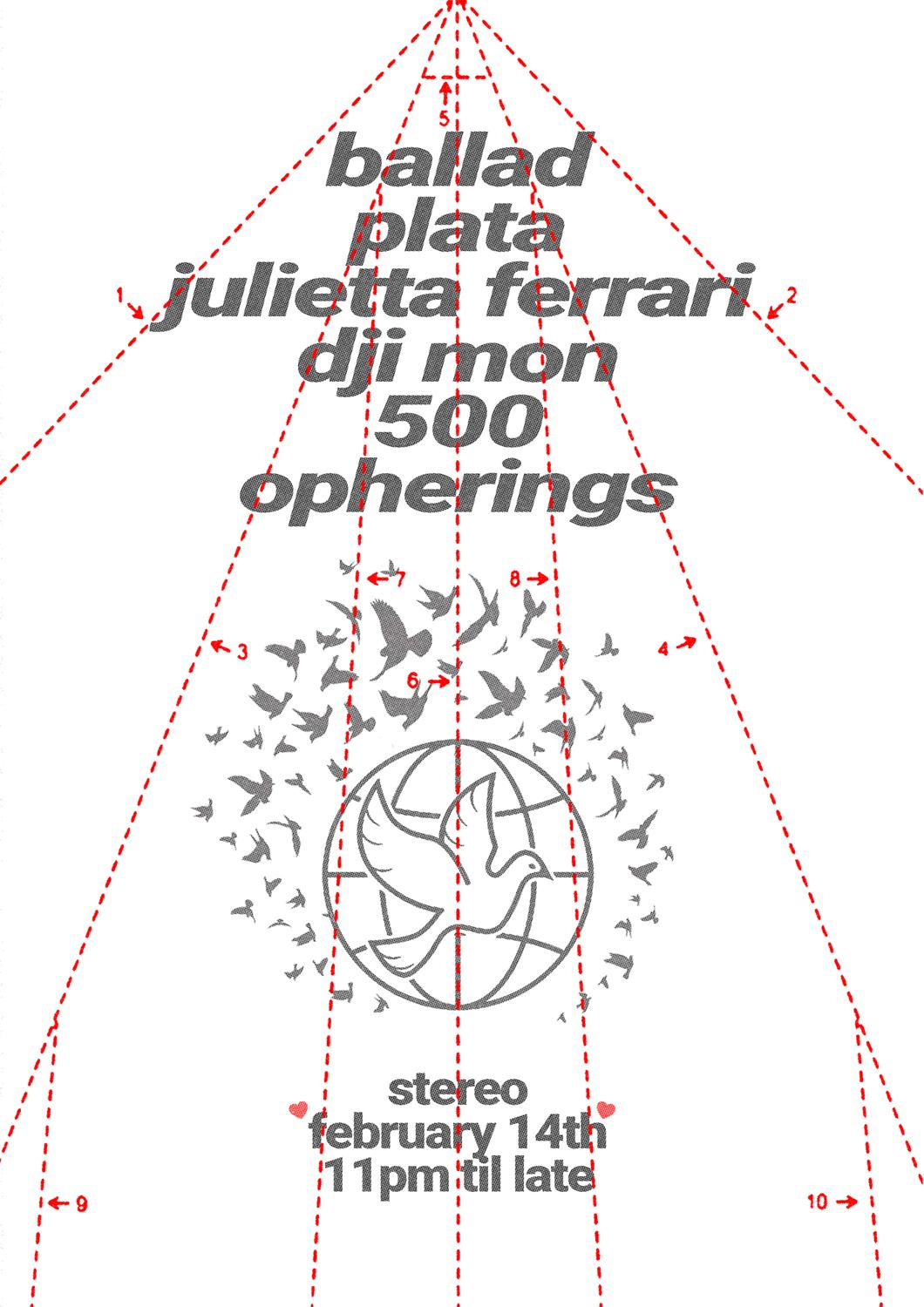 Valentine'S With Ballad, Plata, Julietta Ferrari, Dji Mon, Opherings And 500