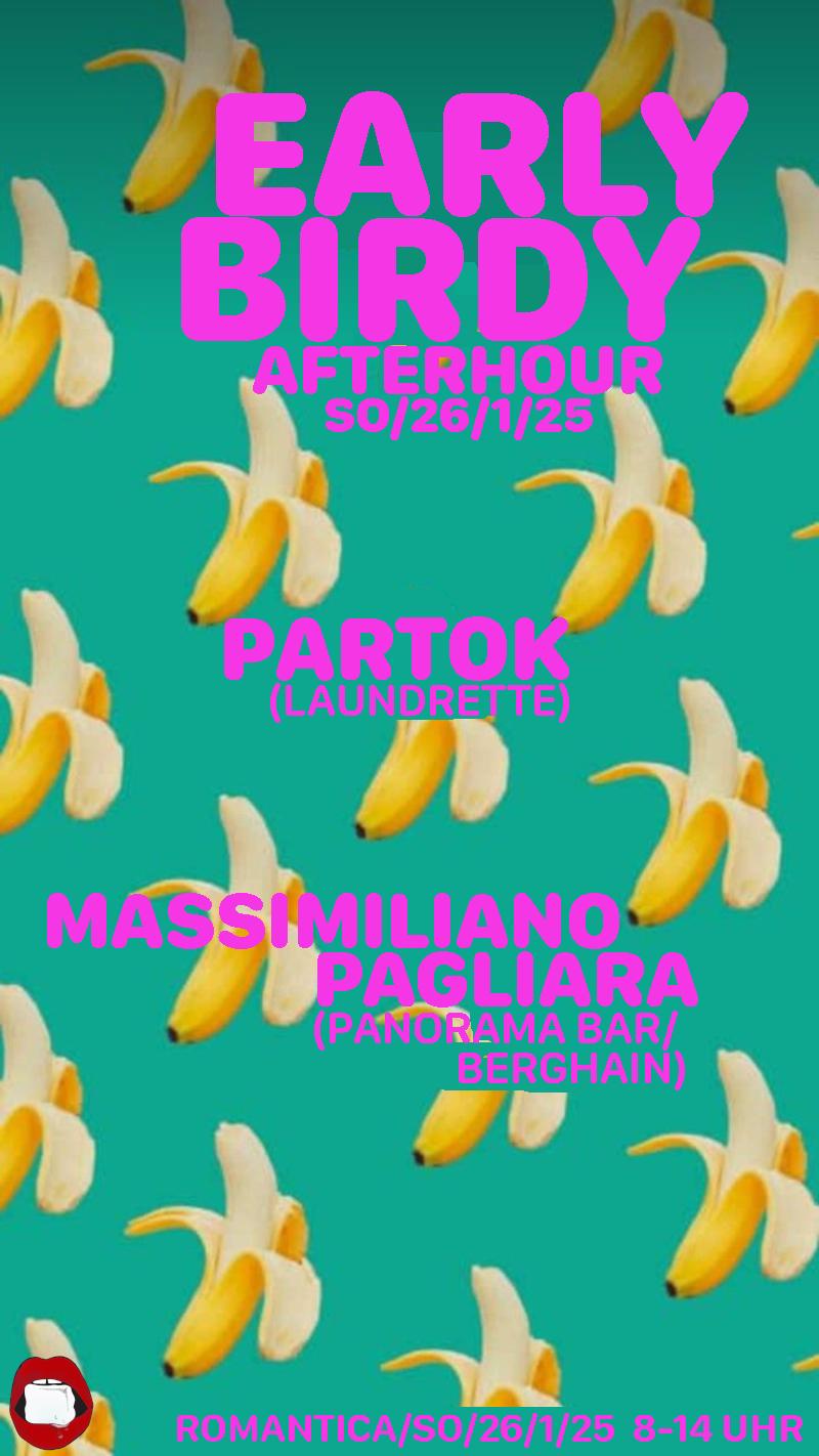 Early Birdy Afterhour Mit Massimiliano Pagliara (Berghain) & Partok (Laundrette)