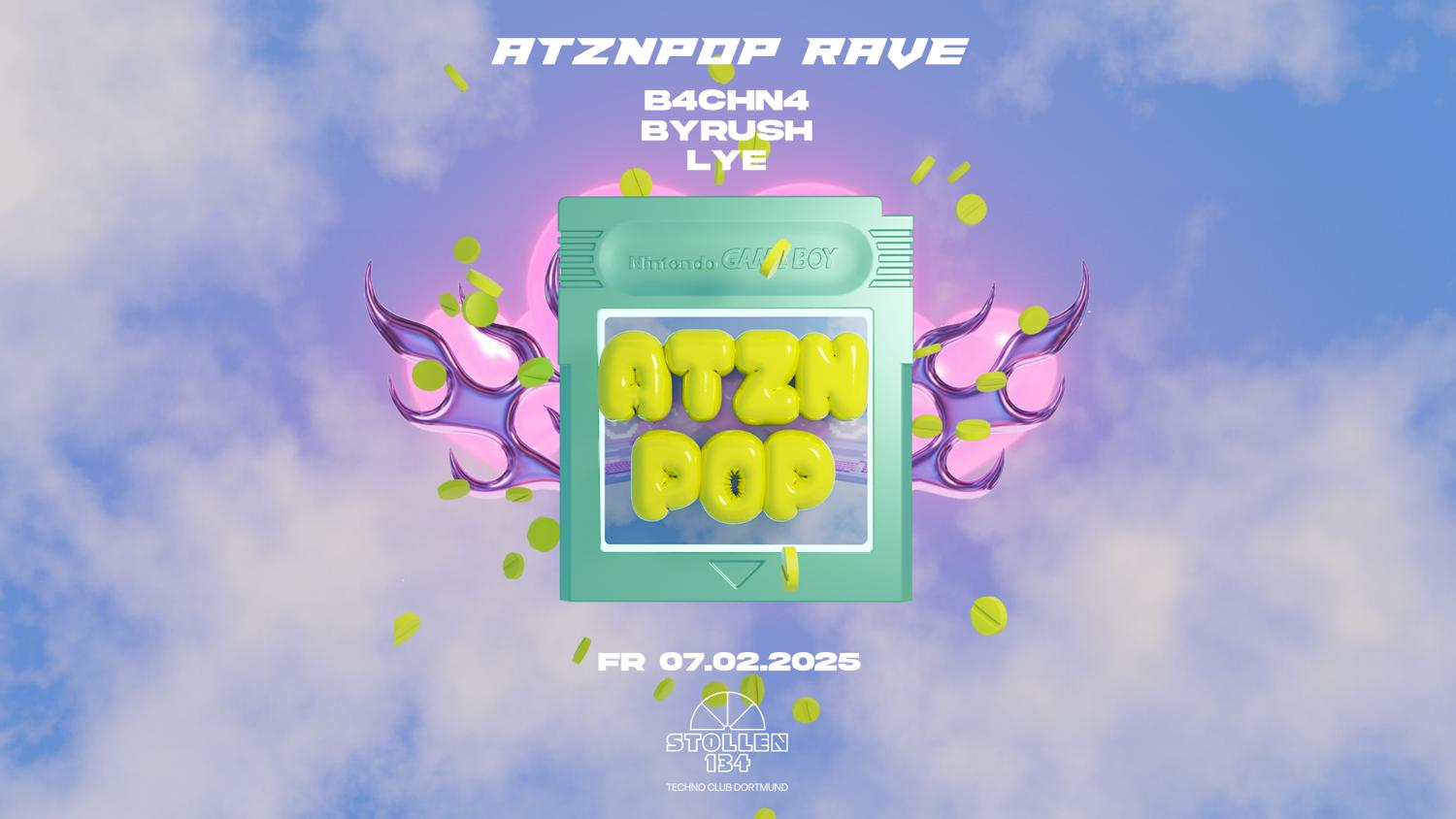 Atznpop With B4Chn4, Byrush, Lye • Trance / Hardbounce / Y2K Edits • Stollen134, Dortmund