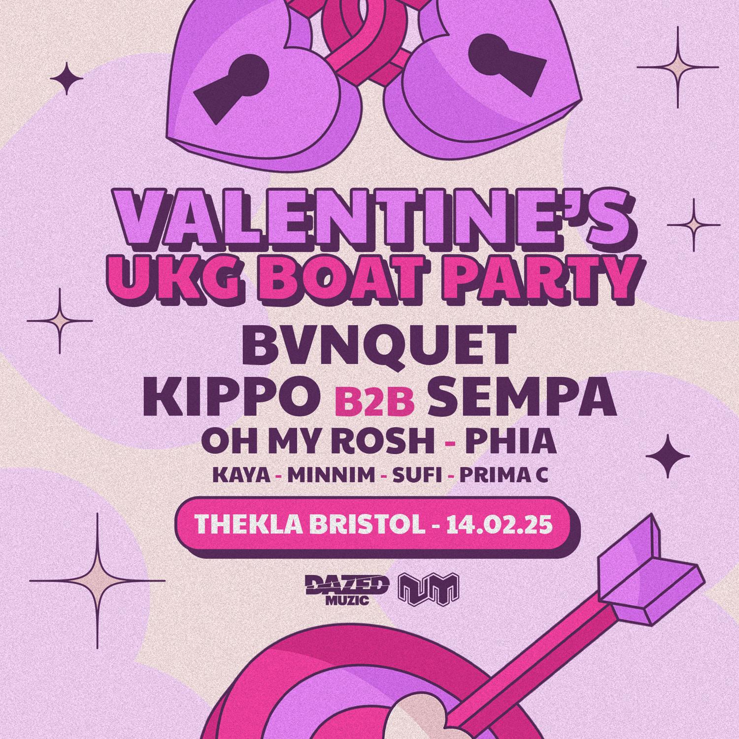 Valentine'S Ukg Boat Party - Bvnquet, Kippo B2B Sempa, Oh My Rosh