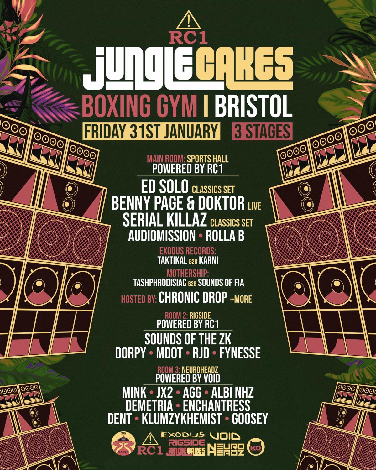 Jungle Cakes X Rc1 Bristol