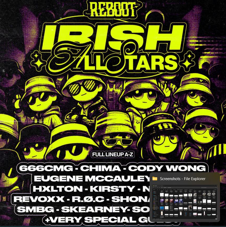 Reboot Presents : Irish All Stars