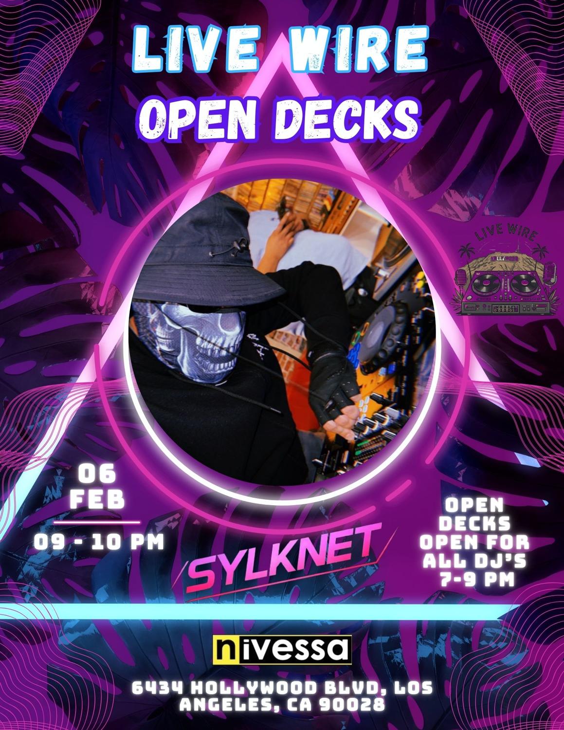 Live Wire Open Decks Thursday'S Headliner 'Sylknet'