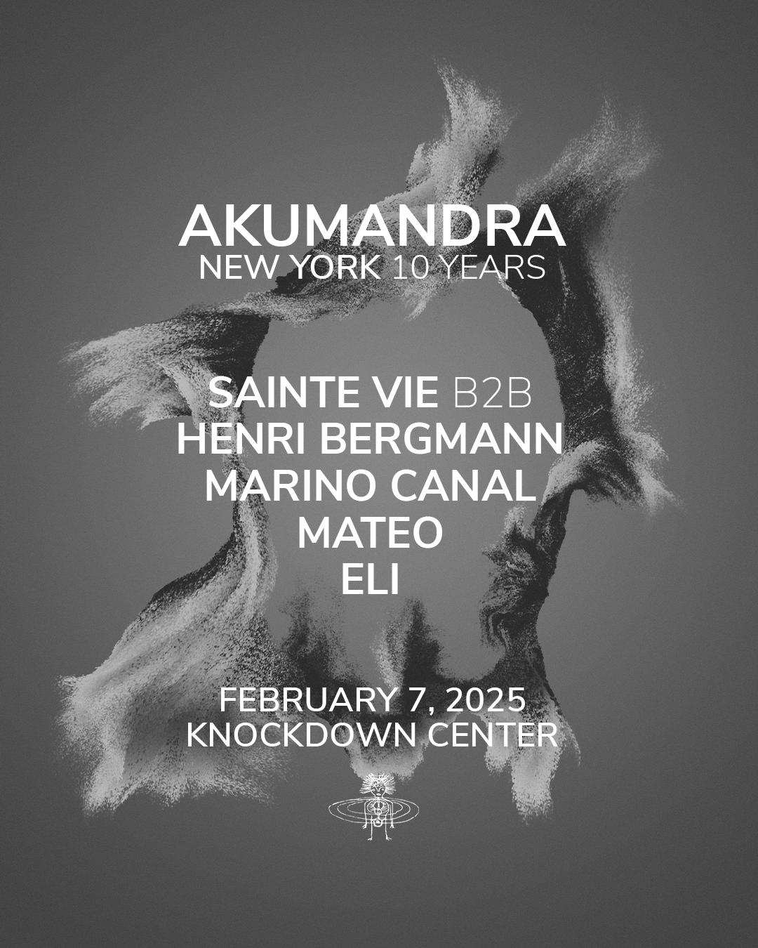 Akumandra 10 Years: Sainte Vie B2B Henri Bergmann, Marino Canal, Mateo, Eli