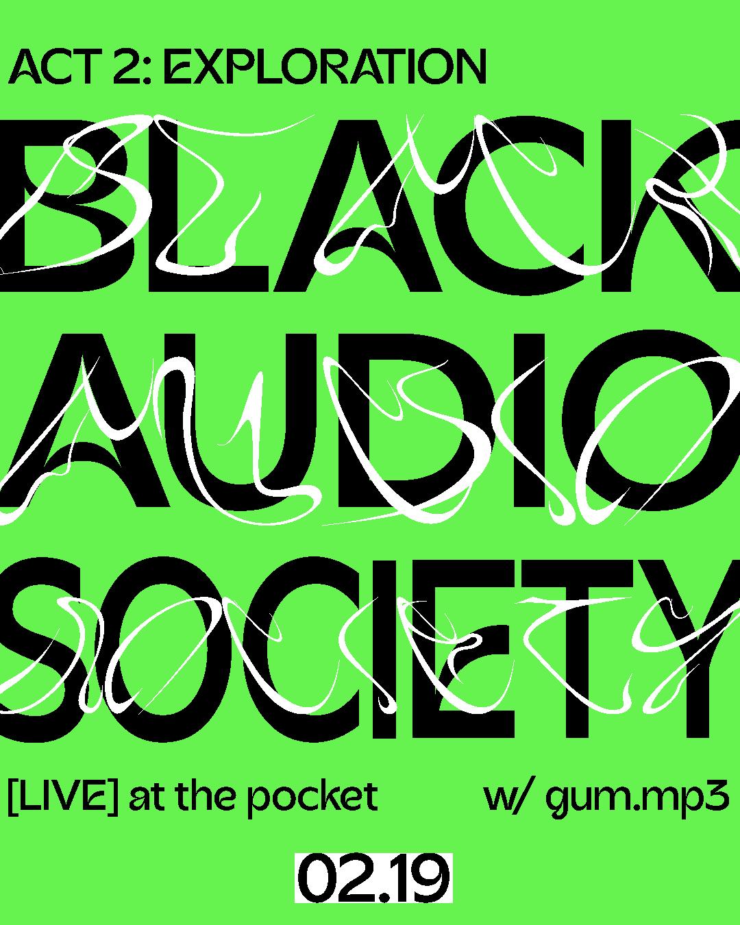 Black Audio Society [Live]