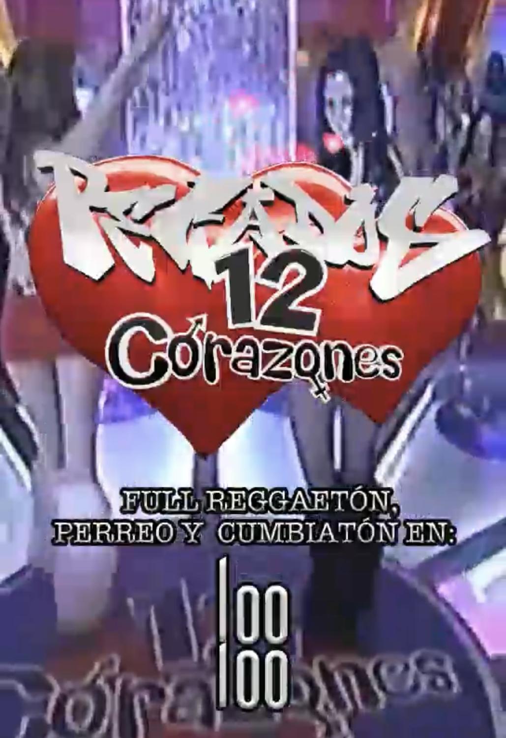 Pegados 12 Corazones ♡︎