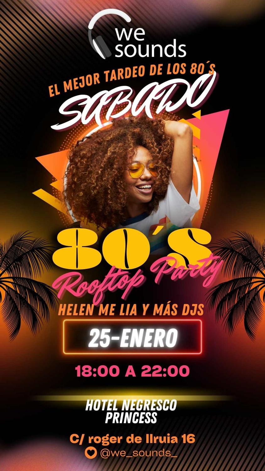 80´S House Rooftop Party - Free Entrance