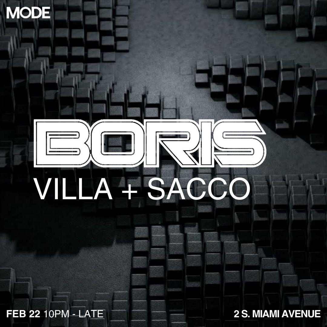 Boris With Villa & Sacco