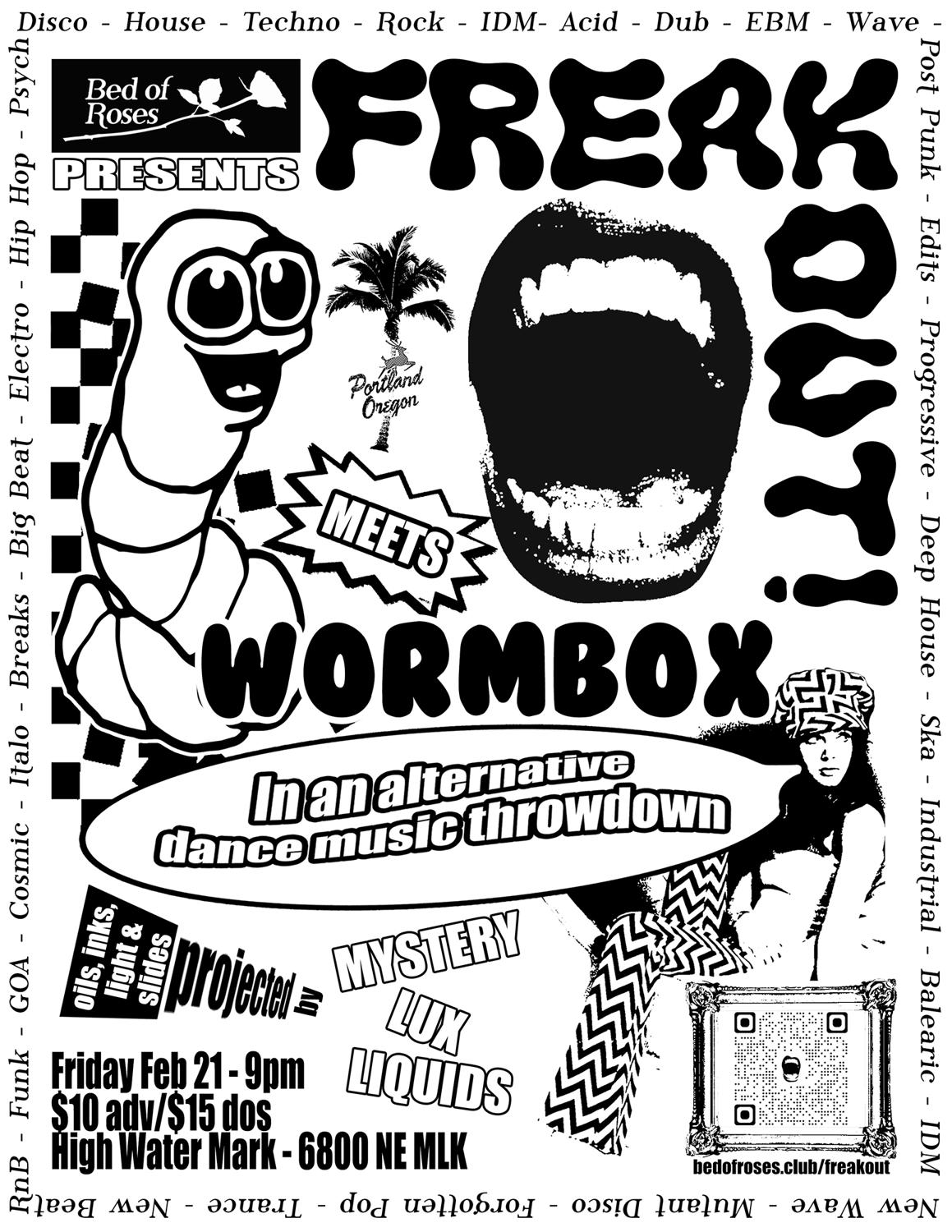 Freak Out! Meets Wormbox In An Alternative Dance Throwdown