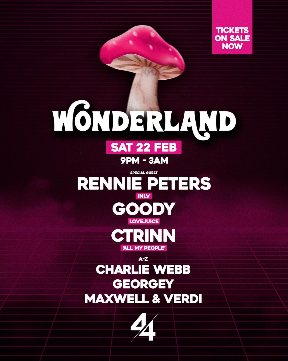 Wonderland - Sat 22 Feb - 44 Moulsham Street