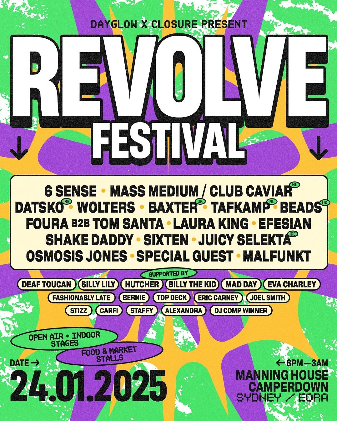 Revolve Festival Ft 6 Sense, Ned Bennett, Wolters + More