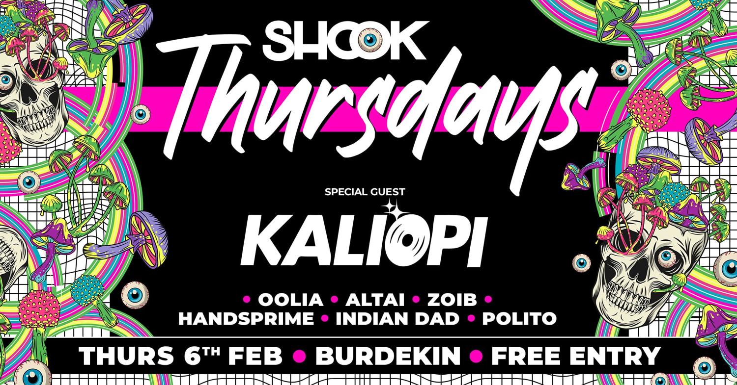 *Free* Shook Thursdays Dubstep & Drum N Bass Feat. Kaliopi