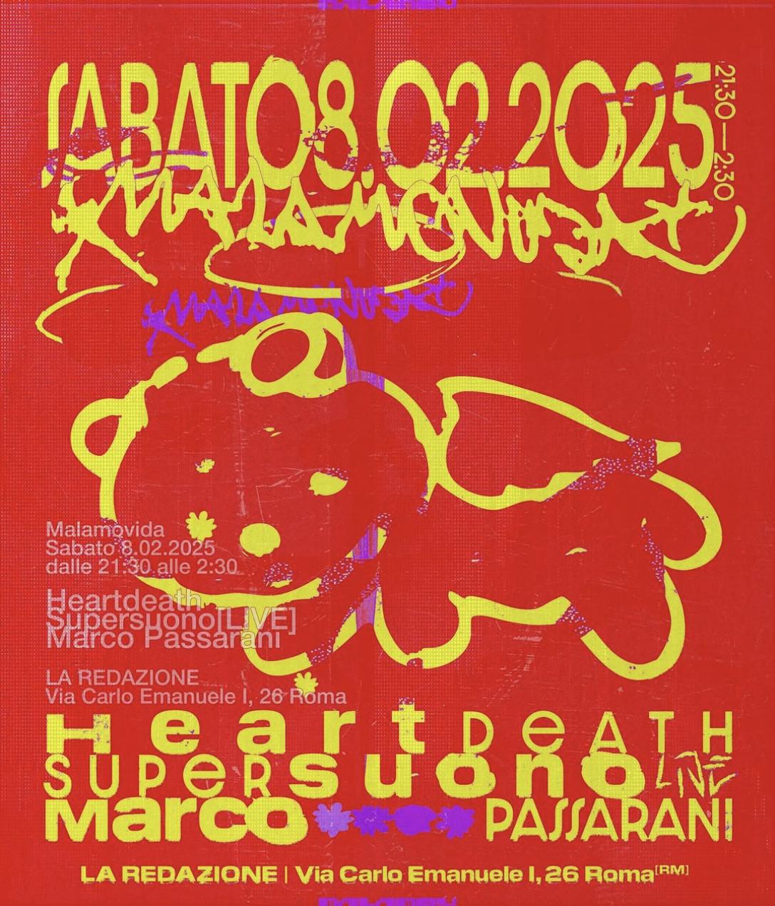 Malamovida With Marco Passarani, Supersuonos, Heartdeath