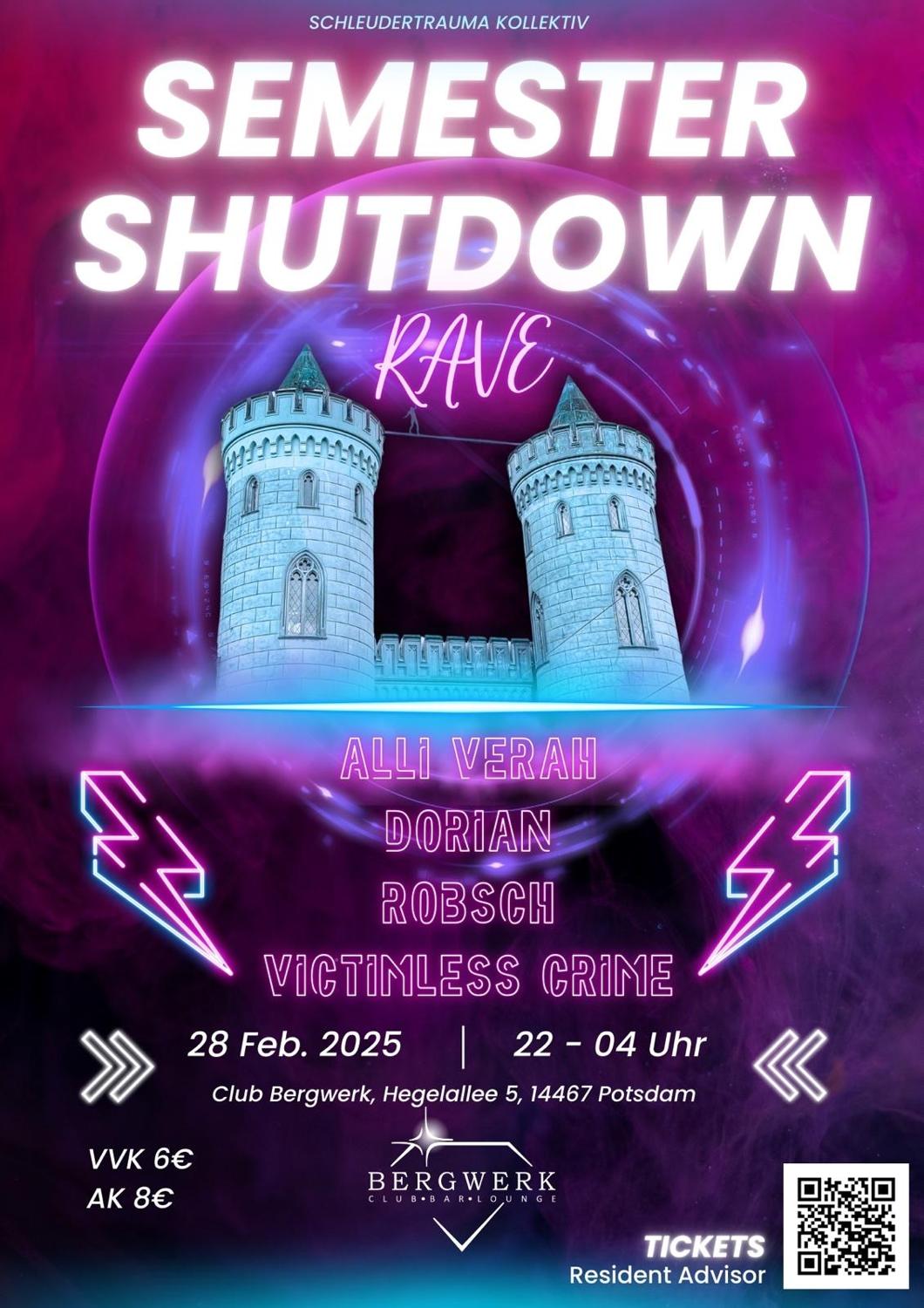 Semester Shutdown Rave By Schleudertrauma Kollektiv