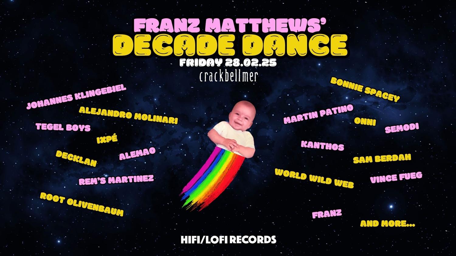 Hifi/Lofi Presents Franz Matthews' Decade Dance