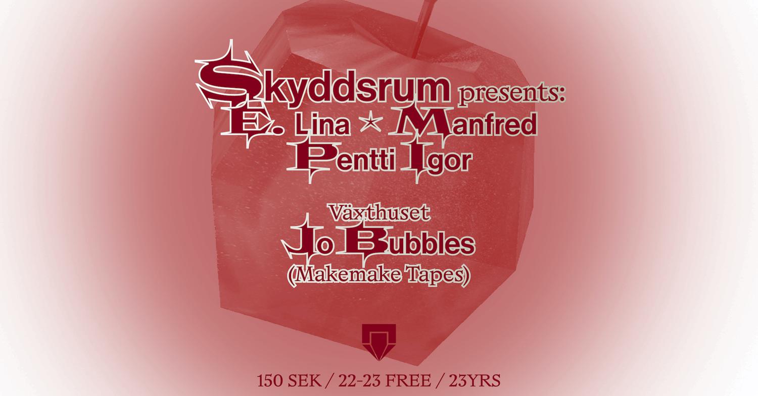 Skyddsrum Presents E.Lina, Manfred, Pentti Igor