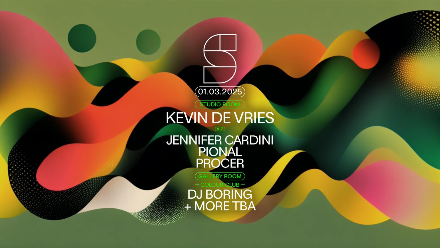 Studio Present: Kevin De Vries - Jennifer Cardini - Dj Boring & More