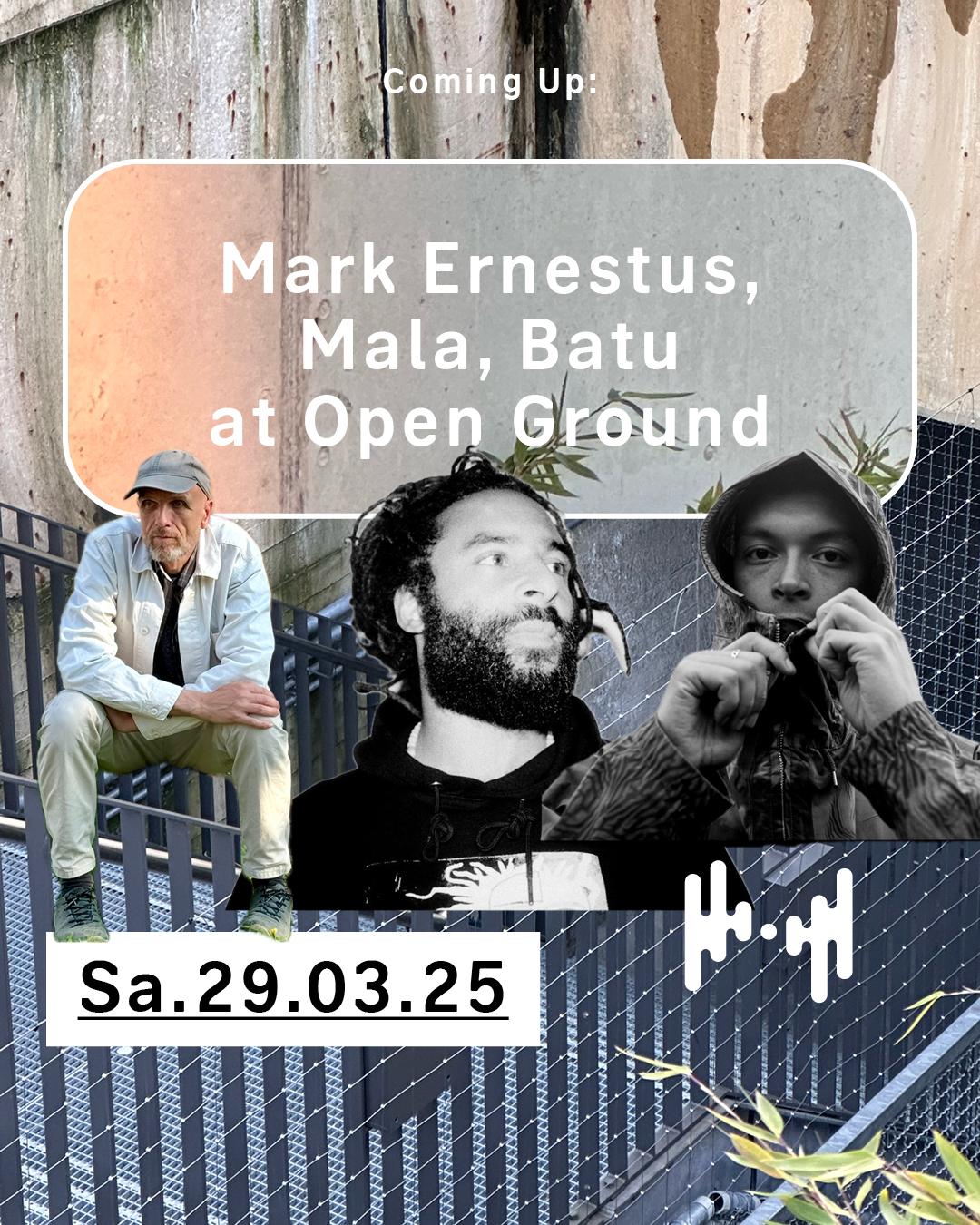 Clubnight - Mark Ernestus, Mala, Batu, Schleuse Eins