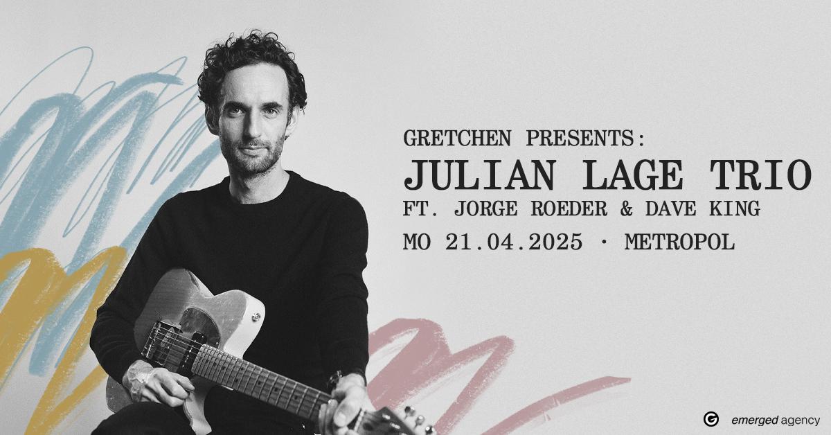 Julian Lage Trio Feat. Jorge Roeder & Dave King *Live