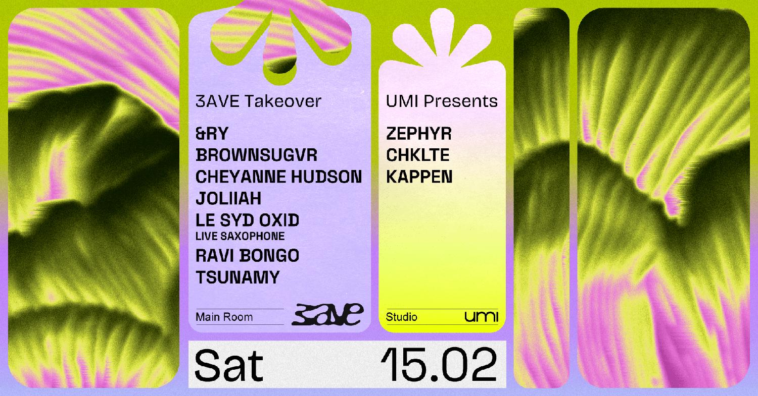 Umi X 3Ave Takeover With Tsunamy, Cheyanne Hudson, Ravi Bongo, Joliiah, Chklt