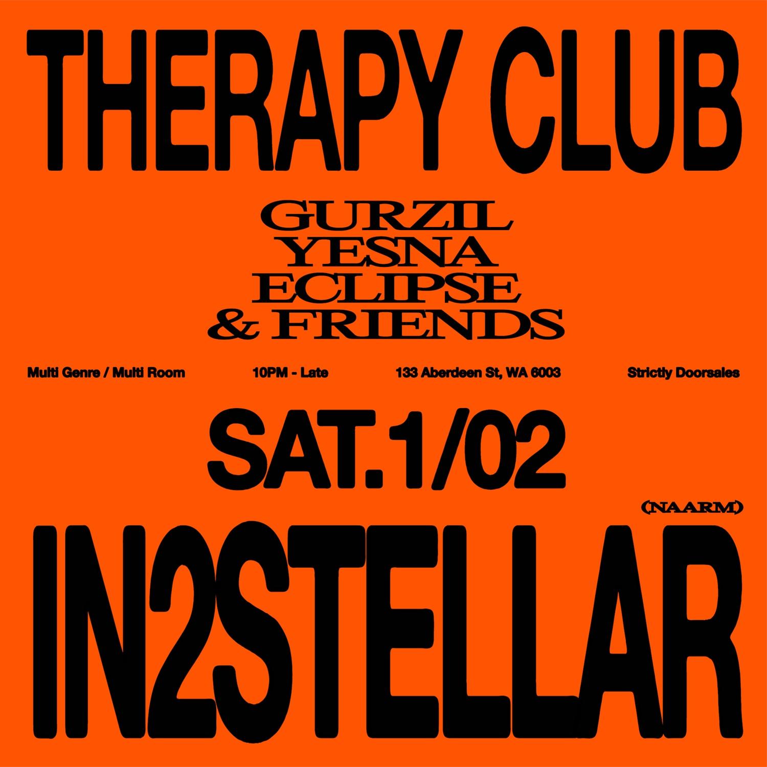 Therapy Club ~ In2Stellar (Naarm)