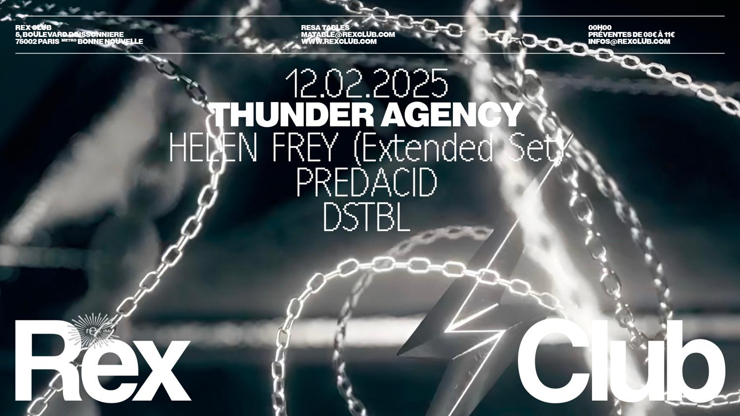 Thunder Agency: Predacid, Helen Frey (Extended Set), Dstbl