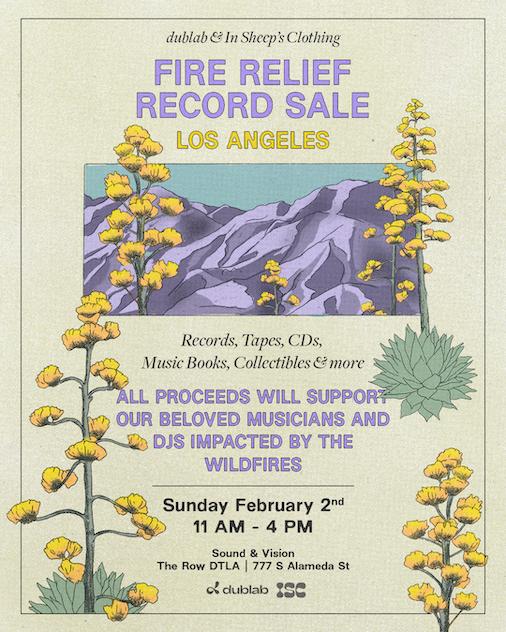 Fire Relief Record Sale