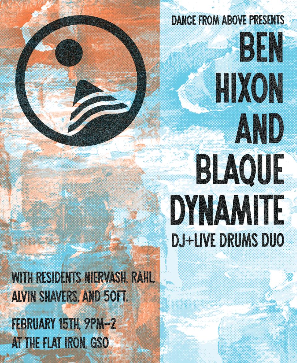 Dance From Above Presents: Ben Hixon & Blaque Dynamite (Dj + Drums Duo)